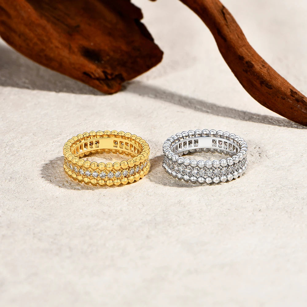 Moissanite Eternal Rings