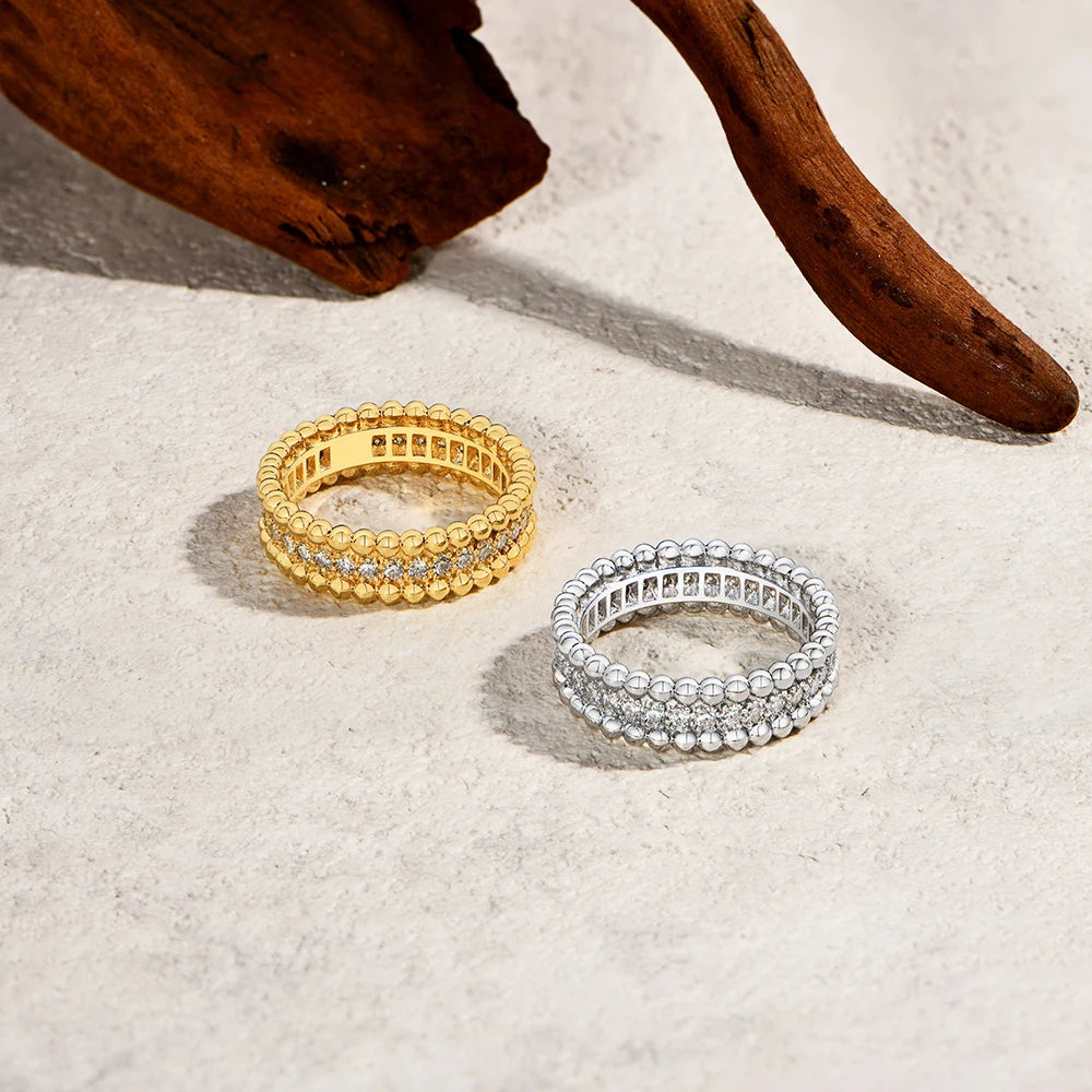 Moissanite Eternal Rings