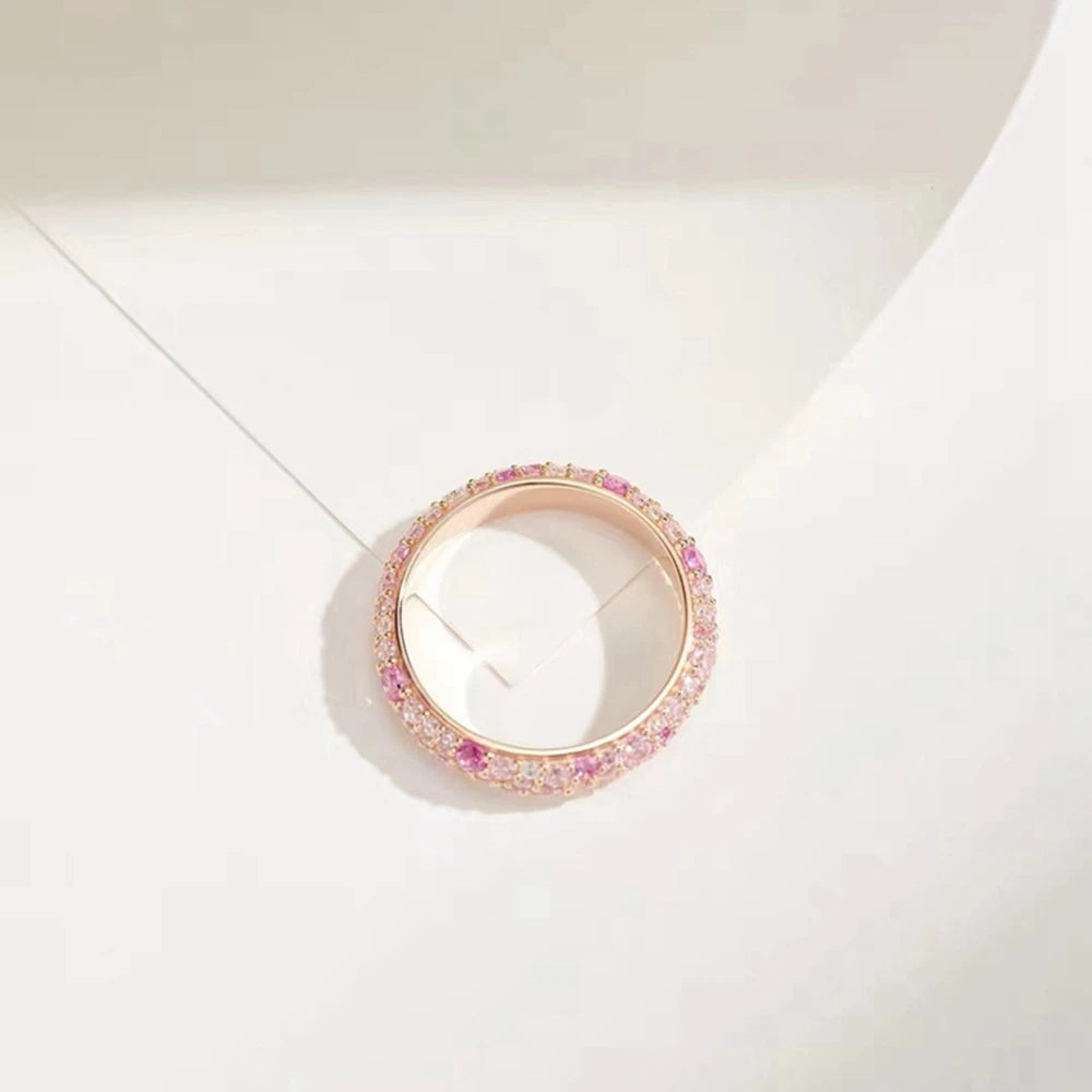 Sparkling Sterling Silver Lab Sapphire Gemstone  Ring