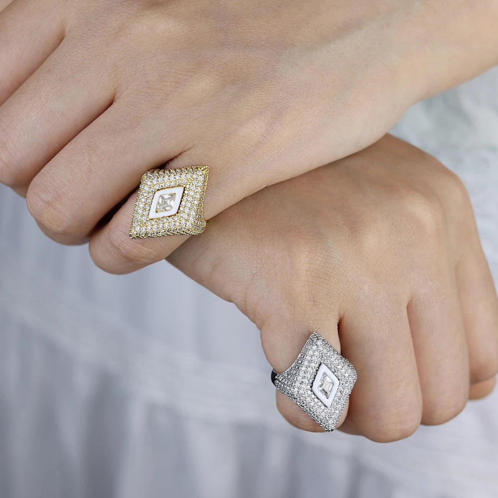 Open Adjusted Geometric Pinky Ring