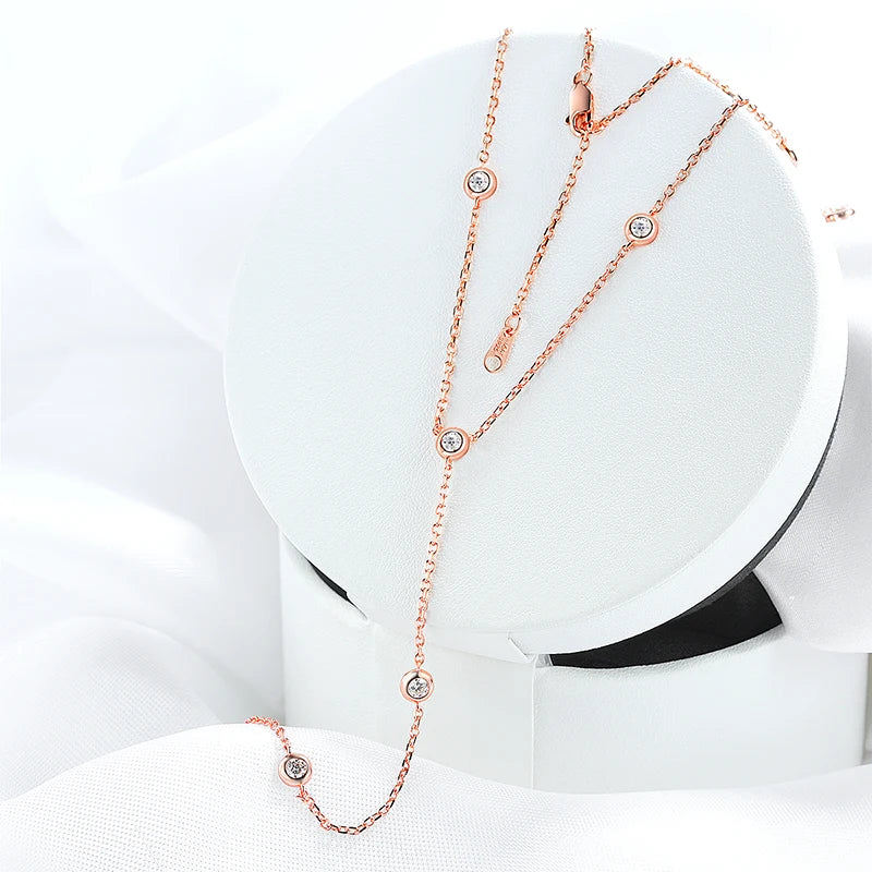 Bubble Classic Moissanite Necklace Pendant