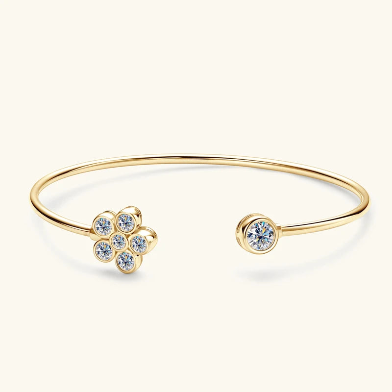 Moissanite Bangle Opening Cuffs