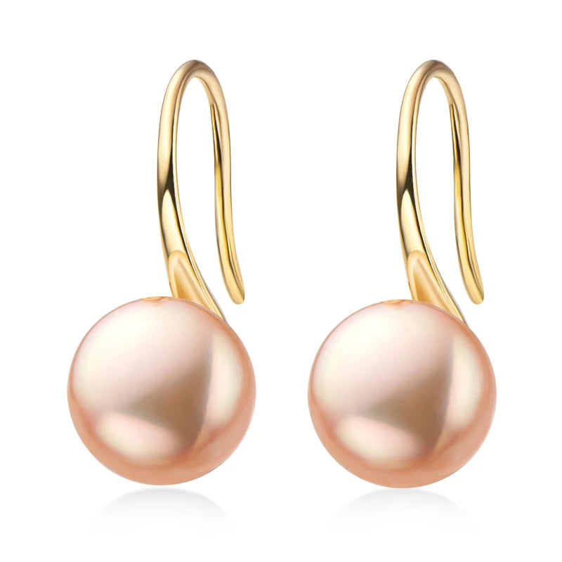 Gold Filled Pearls Drop Earrings
