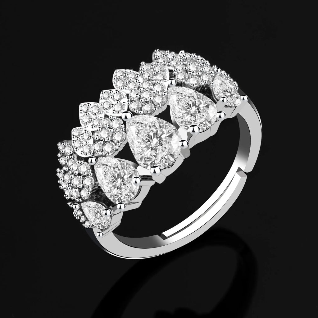 Luxury White Cubic Zirconia Brides Accessories