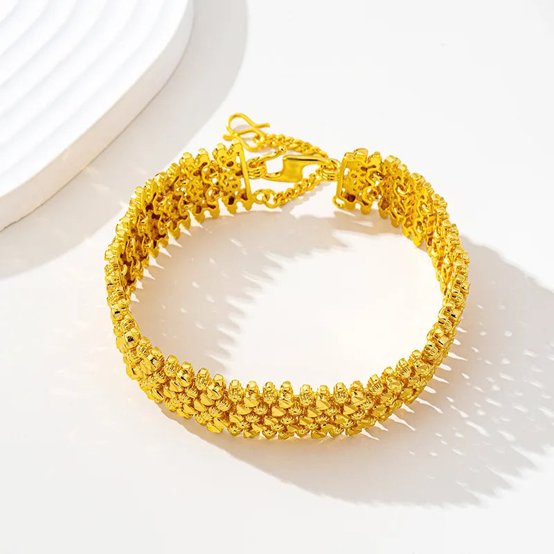 Luxury Gold Ball Love Bracelet