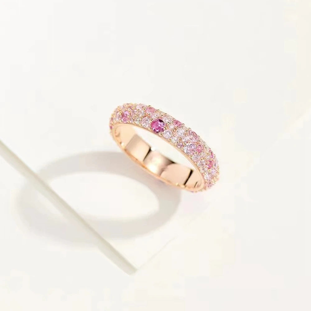 Sparkling Sterling Silver Lab Sapphire Gemstone  Ring