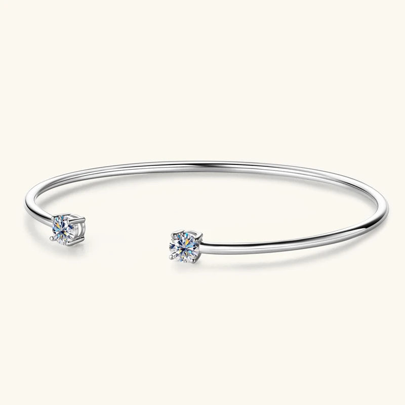 Moissanite Bangle Opening Cuffs
