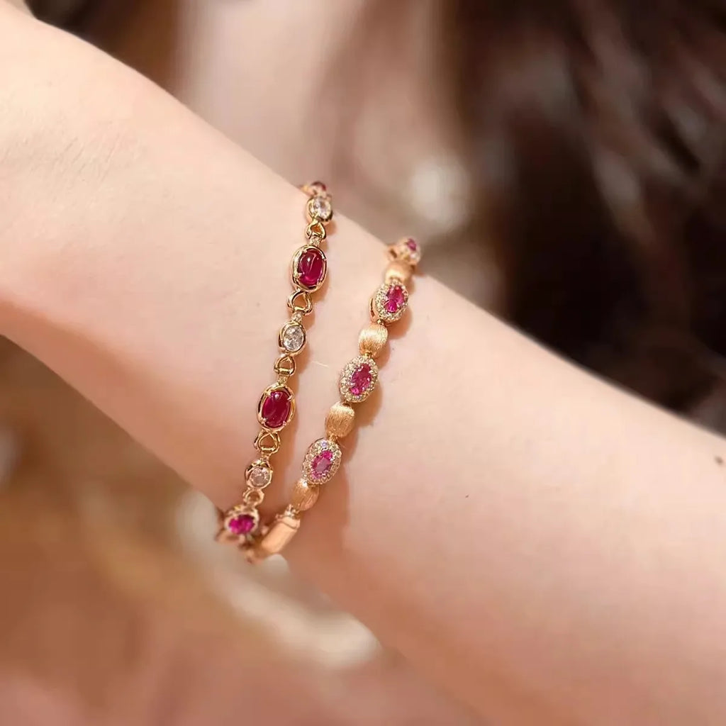 Antique money wind brushed bracelet
