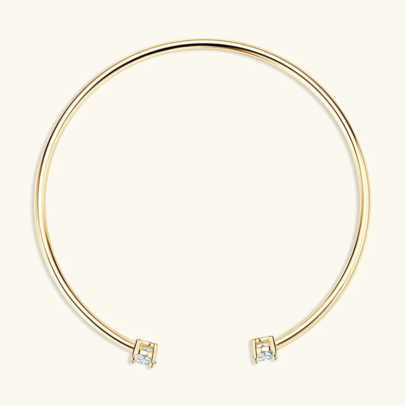 Moissanite Bangle Opening Cuffs