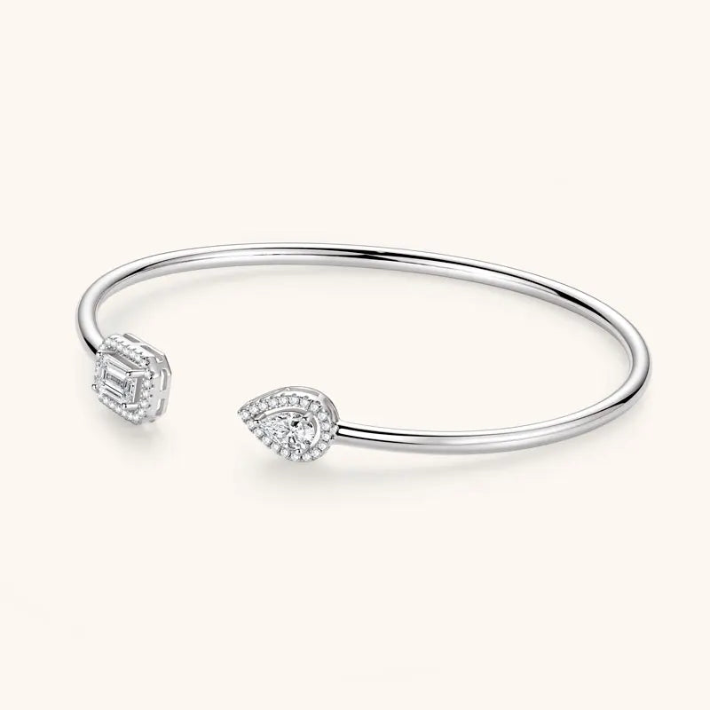 Moissanite Bangle Opening Cuffs