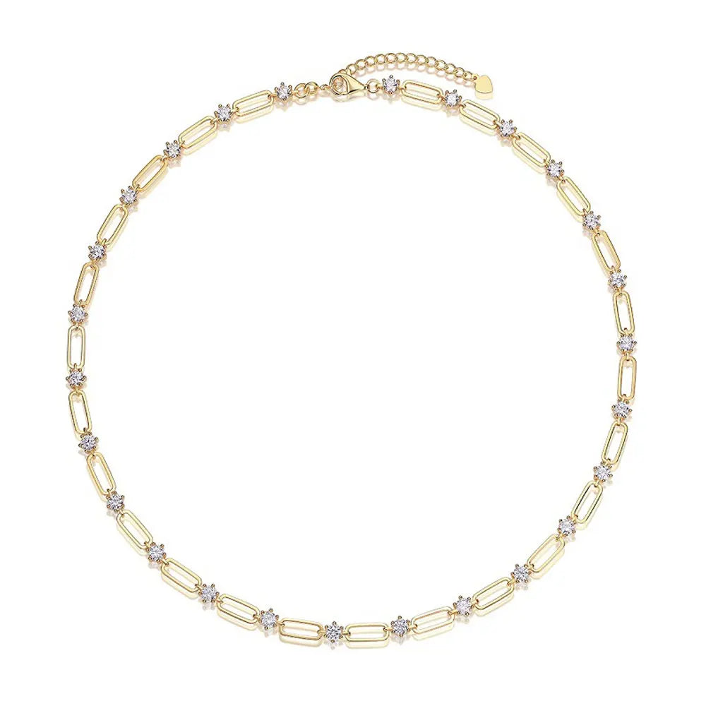 Moissanite Tennis Necklace