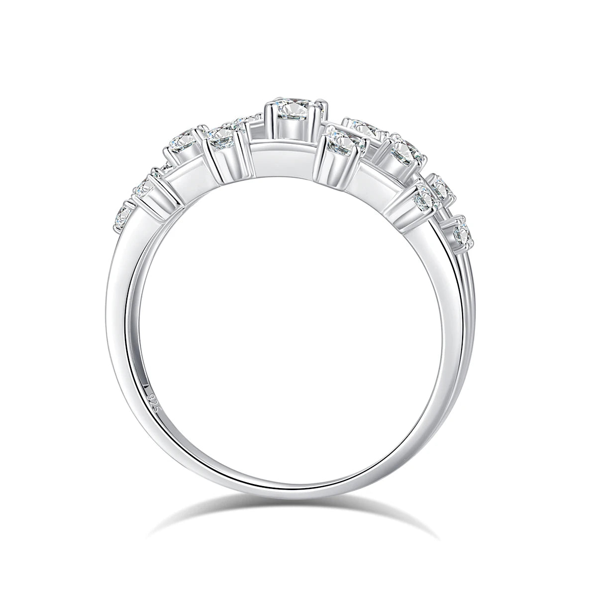 Trendy Moissanite Ring