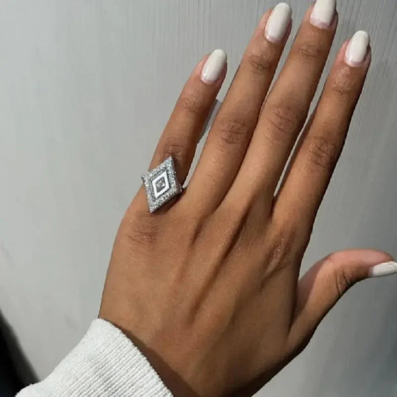 Open Adjusted Geometric Pinky Ring