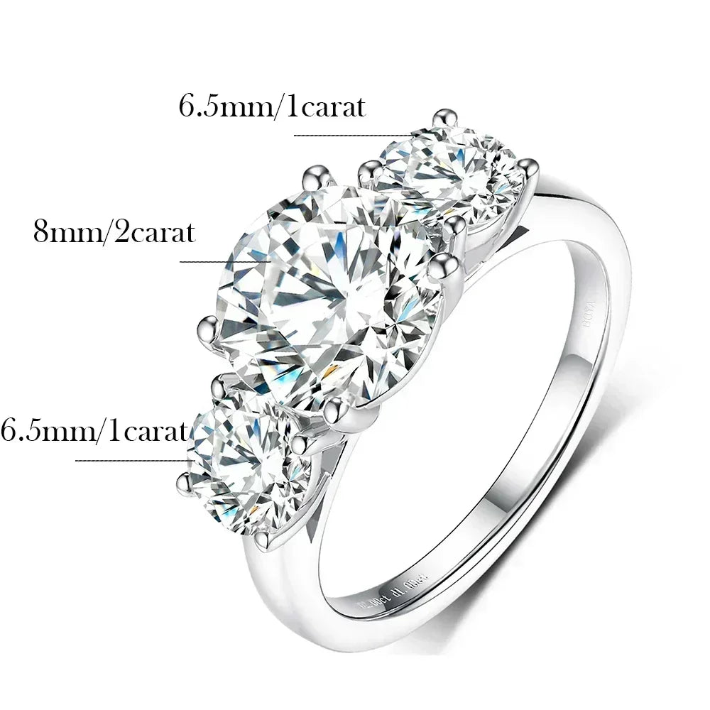 Moissanite Diamond Ring