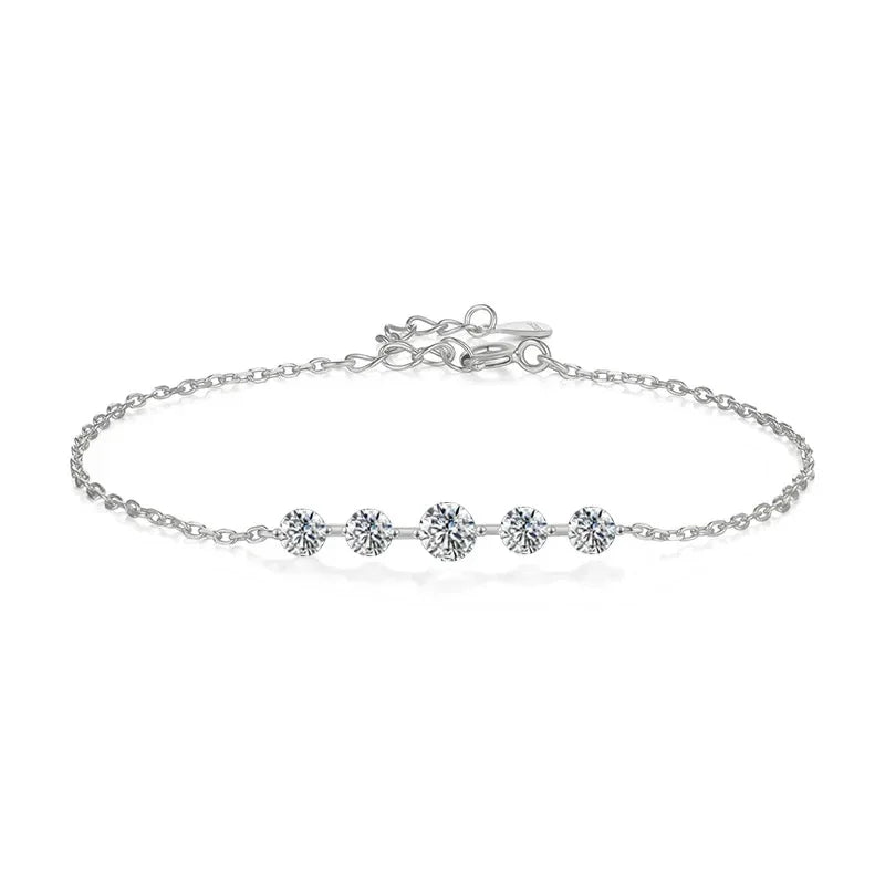 Moissanite Sparkling Hand Chain Jewelry