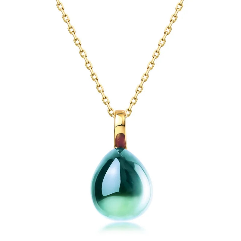 Crystals Necklaces Pendant Candy Color
