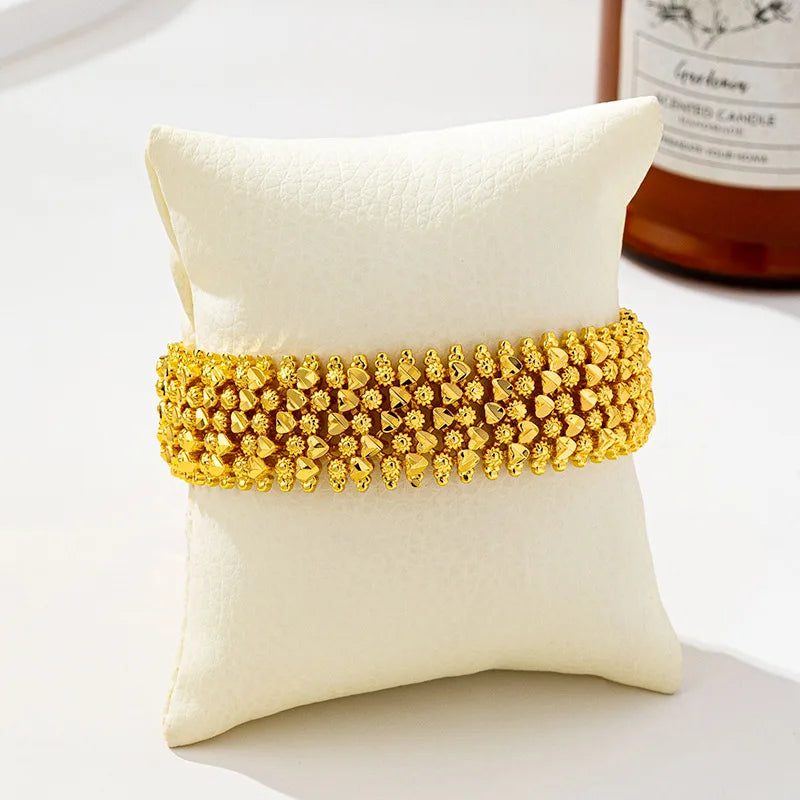 Luxury Gold Ball Love Bracelet