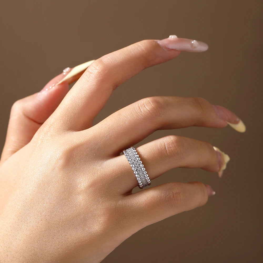 Moissanite Eternal Rings