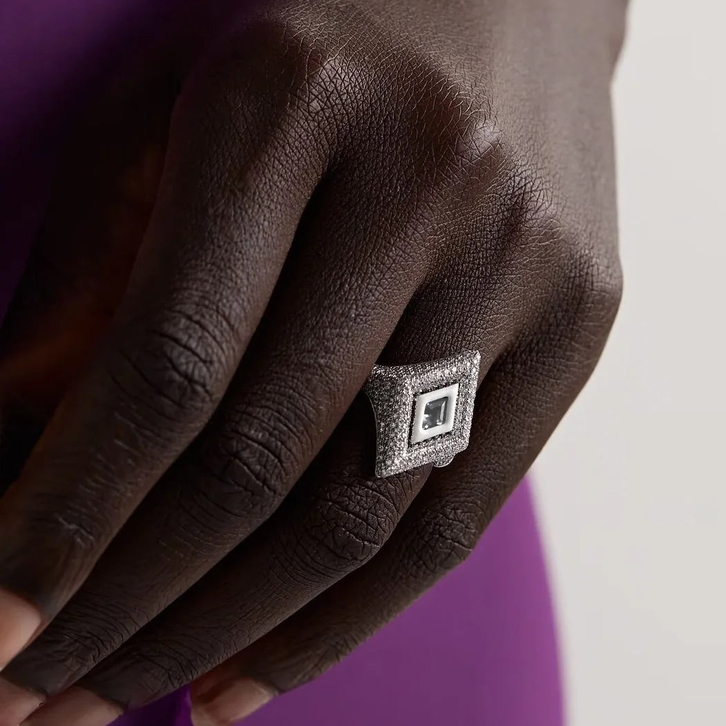 Open Adjusted Geometric Pinky Ring