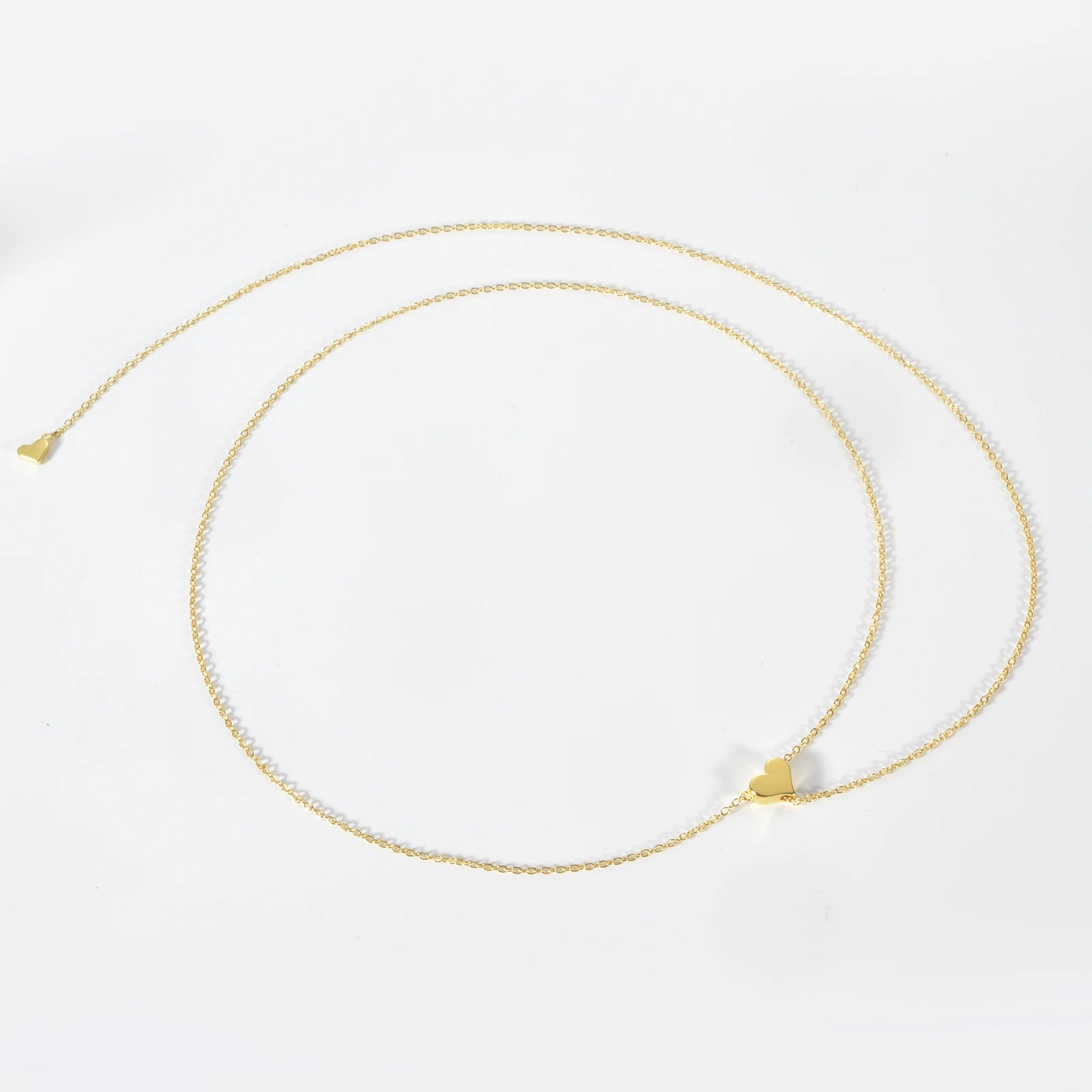 Adjustable Long Chain Pendant Charm Necklace Choker