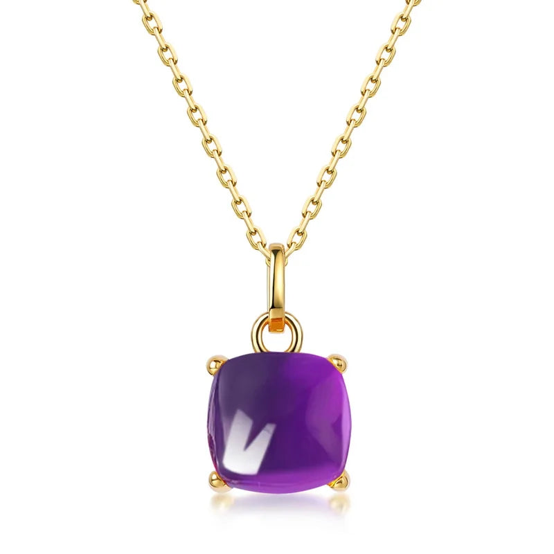 Crystals Necklaces Pendant Candy Color