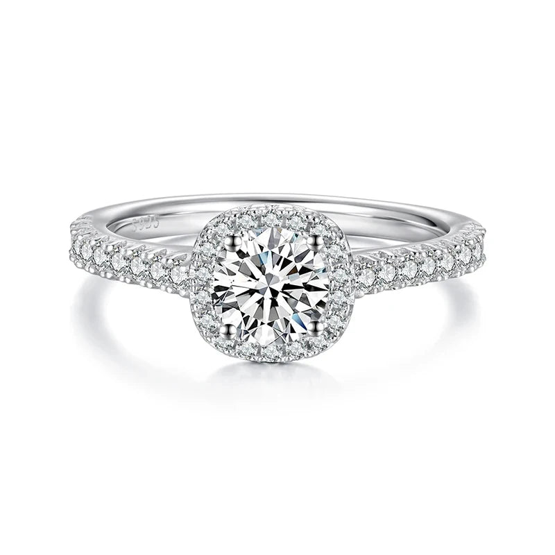 Solitaire Moissanite Rings